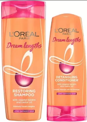 L'Oréal Paris Dream Legnths Shampoo 396ml with Conditioner 192.5m...