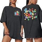 Today is A Core Memory Day Shirt Women Magical Vacation Tee Inspired Tee Oversize Friends Trip Tops Dark Gray