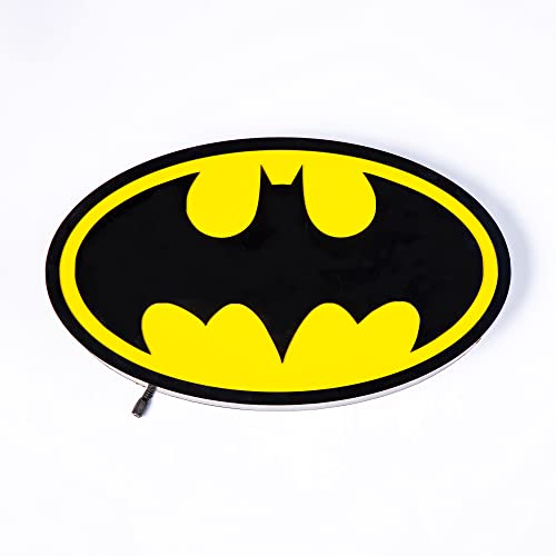 Argmac BAT-MAN Neon sign| Neon Signage for LED Home/Office Decor, LED Gaming room, Business Gifting, 18X18inches including 5A adapter (Low Power Consumption),Lightweight with easy Installation Neon Signs