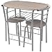 Produktbild vidaXL Barset Bistroset Frühstückstisch Küchentisch Bartisch Barhocker Stühle