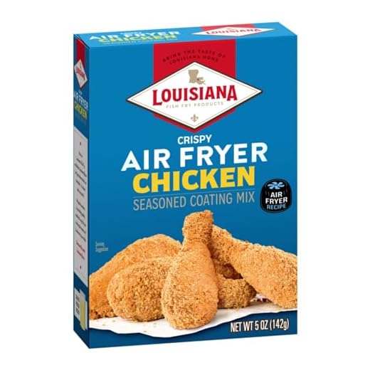 Louisiana Fish Fry Air Fryer Chicken Seasoned Coating Mix - 5 Oz