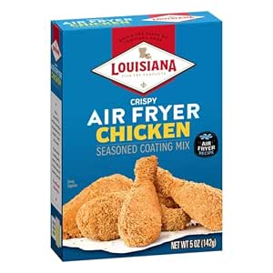 Louisiana Fish Fry Air Fryer Chicken Seasoned Coating Mix, 5 oz