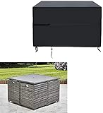 Funciones: Esta funda protege los muebles de su jardín de la lluvia, la nieve, las heladas, los excrementos de pájaros, la suciedad, el polvo, etc. Mantenga sus muebles hermosos y limpios.