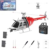Razordon C138 206 Remote Control Helicopter with Optical Flow Positioning, 1/33 Scale 2.4G 6CH RC Aircraft Plane Drone with 6-axis Gyro & Altitude Hold & No Aileron -RTF Version