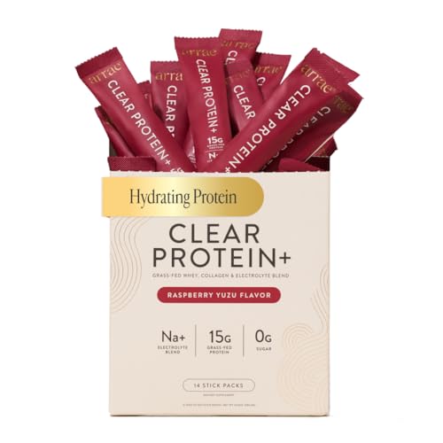 Arrae Clear Protein Natural Protein Supplement Smooth Texture Easy to Mix 14 Servings Clean Formula with Electrolytes