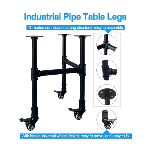Ifyisun T-1701 Industrial Pipe Furniture Leg Set thumb #2