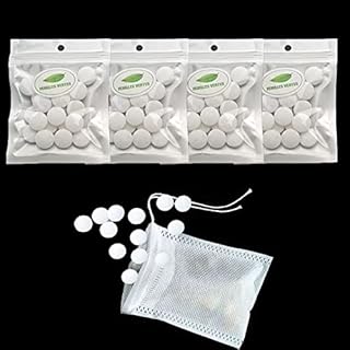 80 Pieces Insect Balls, Moth Protection, Natural Moth Balls, Wardrobe Mildew and Anti-Insect Toilet Deodorant Fragrance (80), Snow white