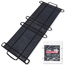 MediTac Litter, Latex-Free Black Nylon Handles & Durable Non-Woven Fabric, 750 Lb Weight Capacity for Efficient Patient Transport & Casualty Evacuation