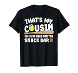 Softball Cousin Funny Cousin Of A Softball Player Cousin T-Shirt