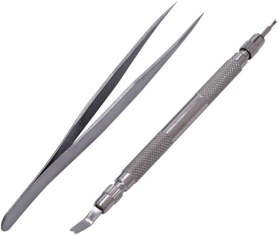 168 pezzi/set kit di strumenti for la riparazione di orologi, strumento portatile for barre a molla, strumento professionale for barre a molla, batteria for orologi, set di strumenti for per