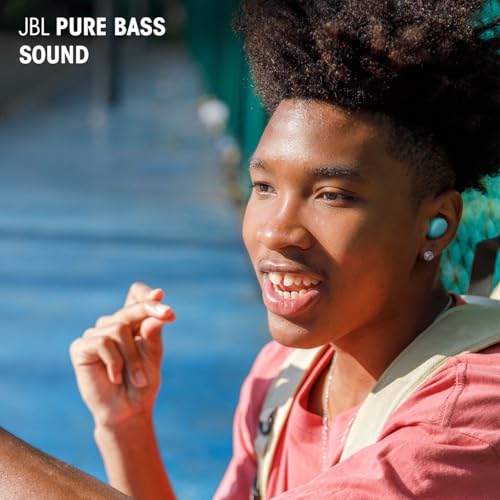 JBL Wave Buds 2, Écouteurs sans Fil Bluetooth, 40 h d'autonomie, Son Pure Bass, Technologie Smart Ambient, résistance à l'eau et à la poussière IP54, Connexion multipoint, Blanc