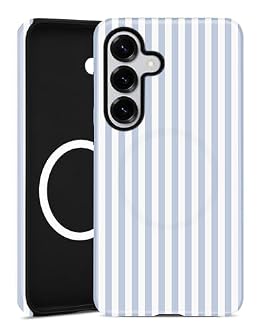 Aitipy Magnetic Striped Phone Case for Samsung Galaxy S23 FE, Blue