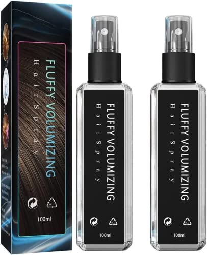 Kxc 2Pcs Glee Ice Hair Thickener Spray, Hair Spray, Extra-Volume Magic Spray, Long-Lasting Bright, Instant Volumizing With Non Greasy & Non Sticky , Suitable For All Hair Types(2Pcs 100Ml) #TOP4