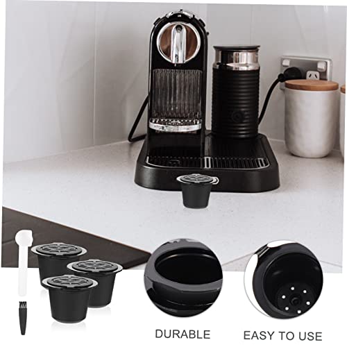 Kichouse 2 Sets Coffee Shell Filter Stainless Steel Set Portable Espresso Maker Single Serve Coffee Makers Reusable Washable Coffee Filter Household Coffee Strainer Washable Coffee Strainer #TOP6