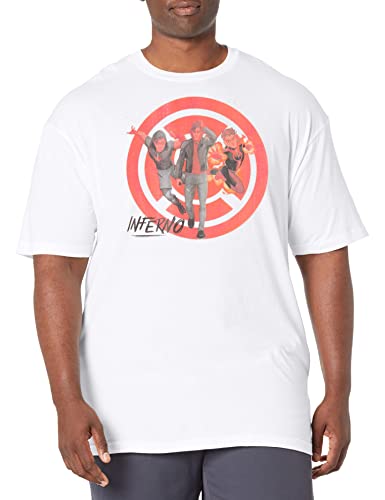 T-shirt Marvel 4XL pour homme grand qui cherche une coupe longue et confortable