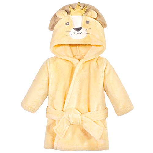 Photo 1 of Hudson Baby Unisex Baby Plush Animal Face Bathrobe King Lion