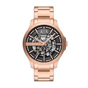 Armani Exchange AX2456 Automatic Rose Gold-Tone Watch