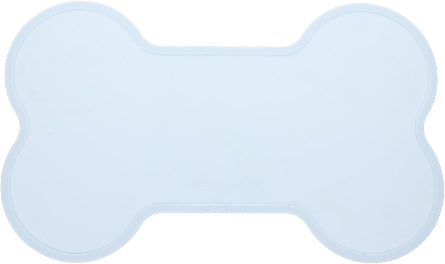 Silicone Pet Food Cushion Dog Bowl Mat Non-Slip Feeding Placemat for Dogs and Cats Floor Protection Spill Catcher Blue
