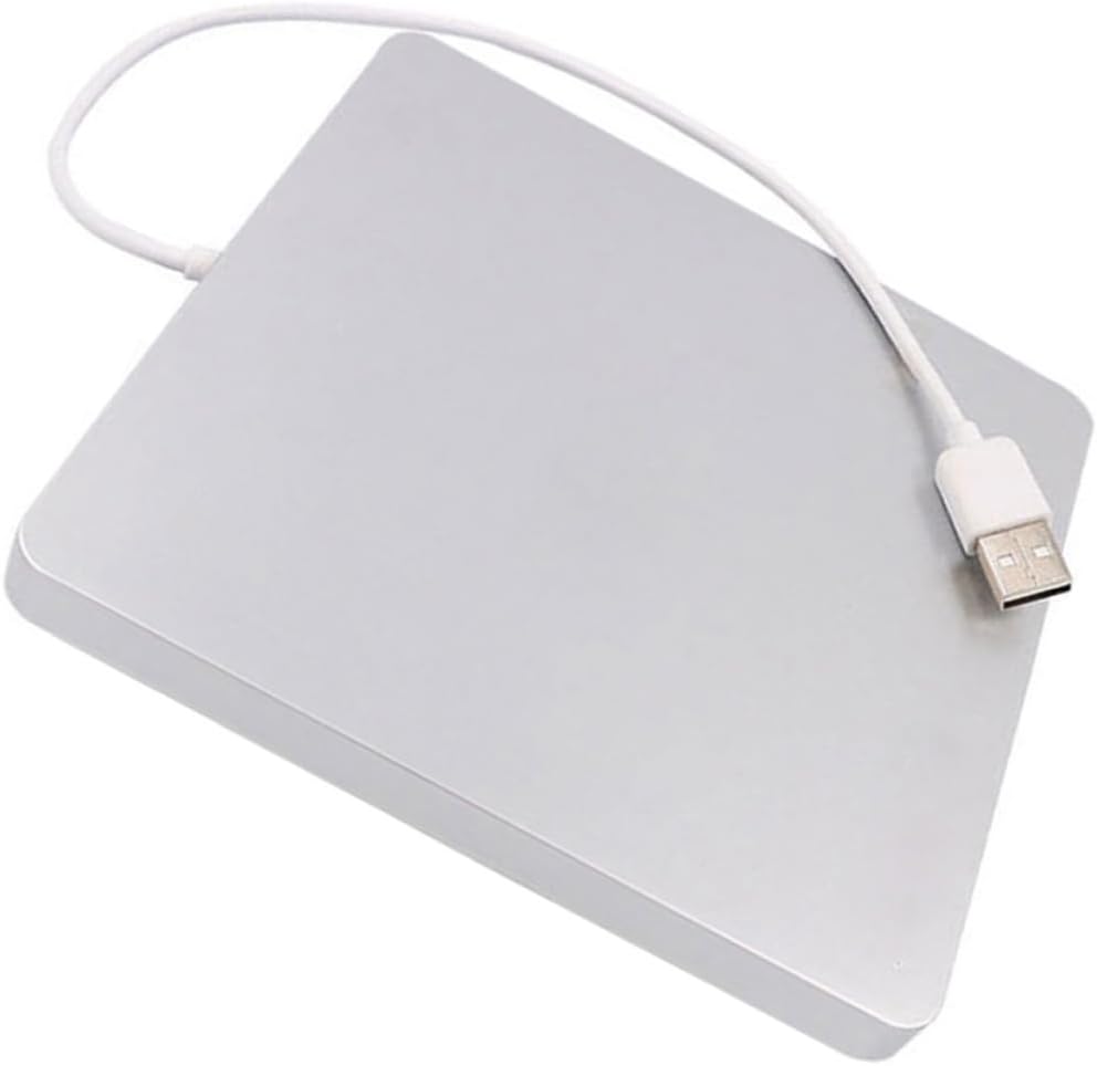 POPETPOP Optical Drive Burner External Cd DVD Rw for Pc USB Portable Slot in Load Easy to Use
