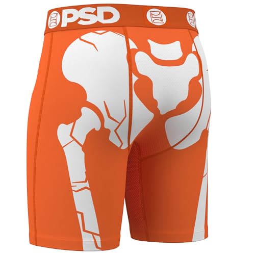 PSD Men's Snapped Orange Boxer Brief, Multi, L3