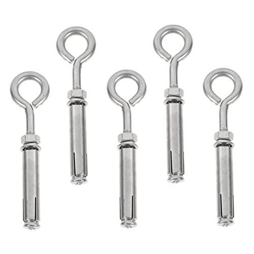 SOLUSTRE 5pcs Manhole Cover Screws Concrete Anchor Expansion Bolts Easy Installation Elegant Appearance