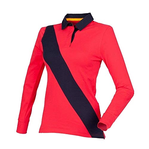 Front Row - Polo Manica Lunga 100% Cotone - Donna