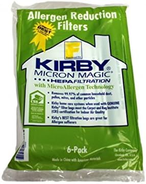 Kirby Part#204808 / 204811 - Genuine Kirby Style F HEPA Filtration Vacuum Bags for Sentria Models - 18/Package