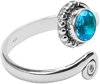 Vista 76 de Anillo de dedo del pie de piedra preciosa de plata de ley 925, joyería para el cuerpo, anillo de dedo del pie de la mano de la mano de la piedra