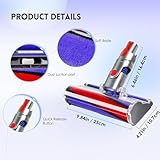 TopWeb Upgraded Soft Roller Cleaner Head Motorhead for Dyson V7 V8 V10 V11 V15 Vacuums Models Cleaner Head Dyson SV10 SV11 SV12 SV14 Replacement Part Electric Head for Hardwood,Vinyl Floor, Carpet - Image 3