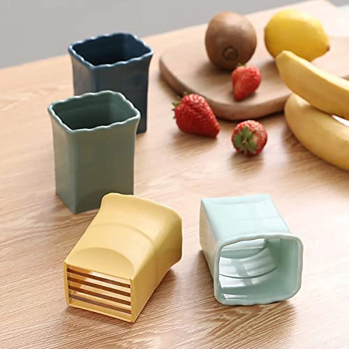 3 Pcs Cup Slicer,2023 New Fruit Slicer Egg Slicer Stainless Steel Strawberry Banana Slicer,Creative Kitchen Cutter Gadget For Quickly Making Fruit Vegetable Salad #TOP6