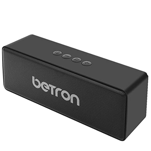 Betron Portable Wireless Speaker with Bluetooth Connection Techonology, 10W Speaker Drivers, Compatible with Smartphones, MP3 Players, Tablets, iPhone, Laptops