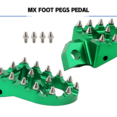 Mx Foot Pegs Offroad Dirt Bike Footrest Pedal For Kdx200 1995-2005 Kdx200R 97-2001 Kdx220R 2002-2005 Kdx250 91-1994 Kx125 Kx250 1988-1996 Kx500 88-2004 #TOP7