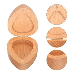 ERINGOGO Bois Guitare Médiator avec Boîte en Forme de Coeur Guitare Médiator Cas Plectre Support de La Boîte… - Les Beatles, Paul McCartney, John Lennon, RIngo Starr, George Harrison ERINGOGO Bois Guitare Médiator avec Boîte en Forme de Coeur Guitare Médiator Cas Plectre Support de La Boîte… – Image 2