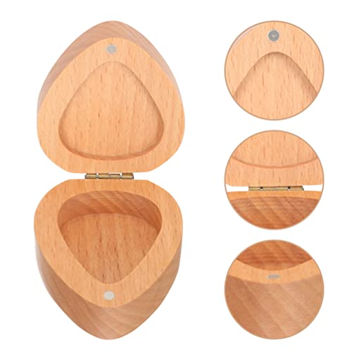 ERINGOGO Bois Guitare Médiator avec Boîte en Forme de Coeur Guitare Médiator Cas Plectre Support de La Boîte… - Les Beatles, Paul McCartney, John Lennon, RIngo Starr, George Harrison ERINGOGO Bois Guitare Médiator avec Boîte en Forme de Coeur Guitare Médiator Cas Plectre Support de La Boîte… – Image 3
