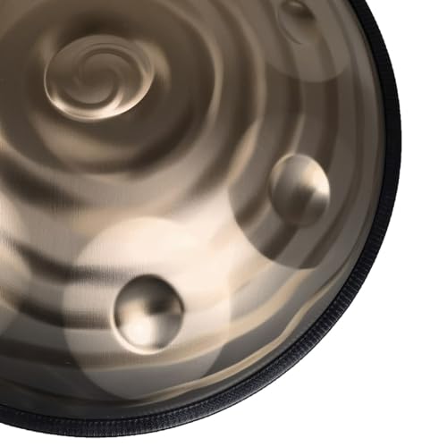 Handpan ORANGES 10 Notas 440Hz con Estuche y Soporte miniatura 1
