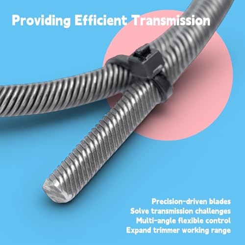 GLOXTED C506000380 Flexible Drive Shaft Compatible with Echo SHC-1700 SHC-212 SHC-225S PPSR-2122 Trimmers Pruners Hedge Clippers, Replacement for Shindaiwa Hedge Trimmer Models Driveshaft - Thumbnail 6