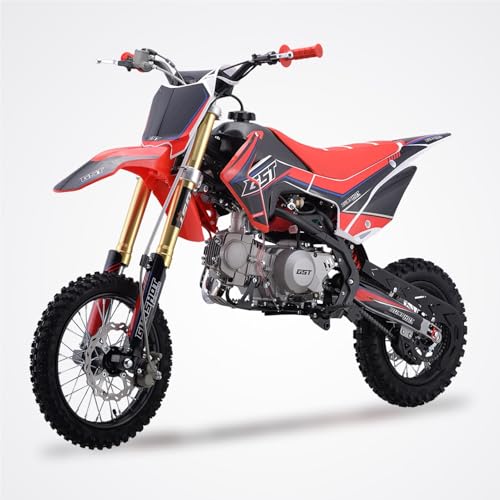 Moto Dirt Bike 125 / Pit Bike GUNSHOT 125 FX / 14/12 / Rouge – vue 2