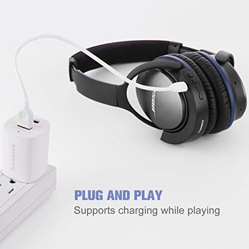 Tranesca Compatible Bluetooth Adapter Receiver For Bose Quietcomfort 25 Headphone (Black) #TOP4