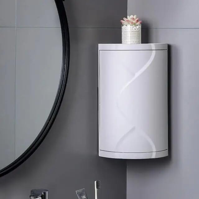 Shower Caddy Bathroom Organizer Accessories Toilet Rotating Cabinet Stortage Rack Plastic Multifunction Shower Shelf Kitchen Shelves Bathroom Organizer