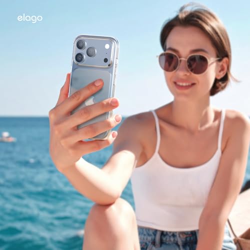 elago for iPhone 17 Pro Max Case, Crystral Clear Case, PC + TPU Hybrid Technology, Ultra Slim, Raised Camera Protection, Durable Scratch-Resistant, Shockproof Protective Cover, 6.9 inch by elago - Used condition - Image 9