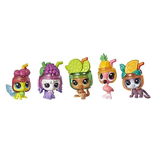 Littlest Pet Shop Cooler Crew Pack, innehåller 5 husdjur och 5 tillbehör