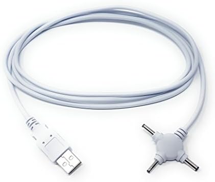 MainCore 1.5m Long USB Cable to Triple Head 2.5mm, 3mm & 3.5mm DC Jack Adapter, Converter.
