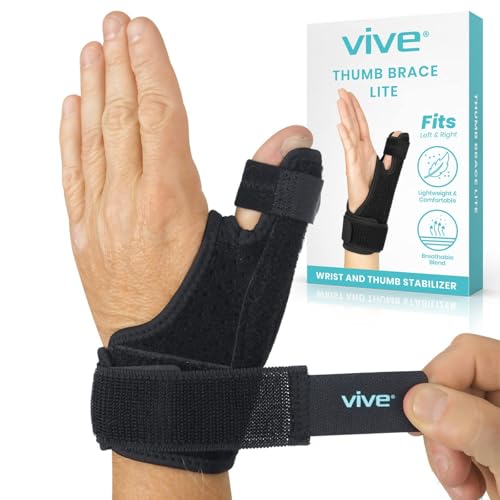 Vive Thumb Support Brace - Wrist Splint for Spica and Pain Relief