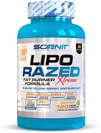 Lipo Razed Xtreme - Quemagrasas potente para adelgazar - 19 ingre...
