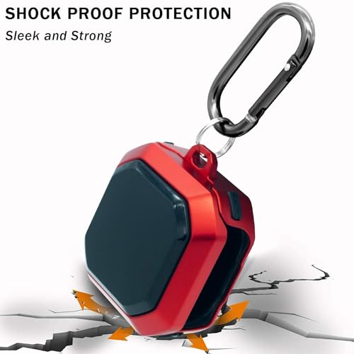 Image of Full Body Rugged Shockproof Case Cover Compatible for Samsung Galaxy Buds Core (2025) -Red