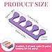 Toe Separators Set 24pcs, Colorful Heart Sponge Toe Separators, Soft Finger Separators Toe Divider Spacer for Nail Art Polishing Gel Painting Toe Spacers for Women Men Pedicure, Spa, Manicure Supplies