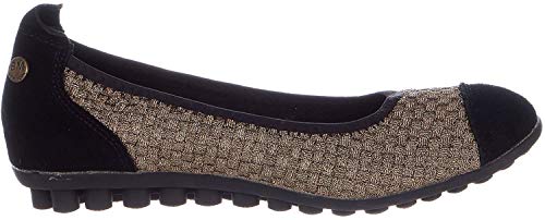 Bernie Mev Bella Me Ballerina Flat Slip On Ballet Shoe - Bronze - Womens - 40 #TOP4