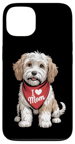 I Love Mom Cockapoo Lover Dog Fête des Mères Coque pour iPhone 13