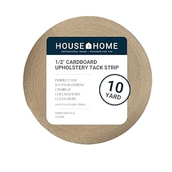 House2Home Upholstery Tack Strip, 1/2 Inch x 10 Yard Roll