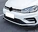 MUTUSAISI Front Bumper Lip Spoiler Splitter Fit for Compatible with Volkswagen VW Golf GTI/Golf R/R-line MK7 7.5 2015-2021 Air Chin Body Kit Accessories